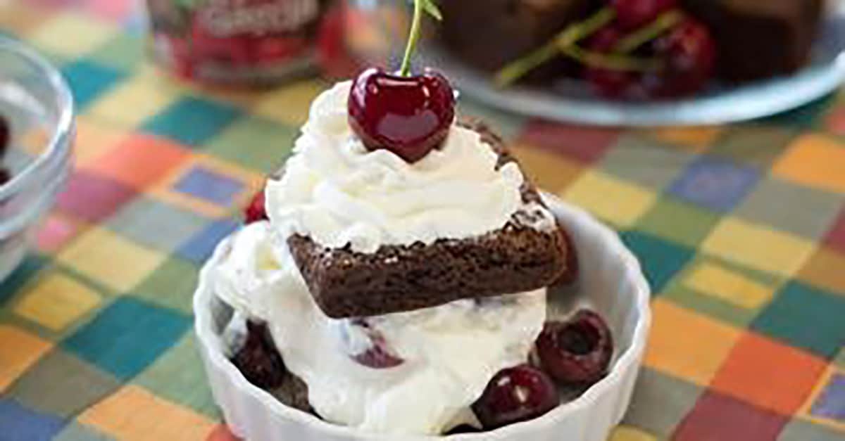 Black Forest Cherry Garcia Brownie Sundae Ben & Jerry’s